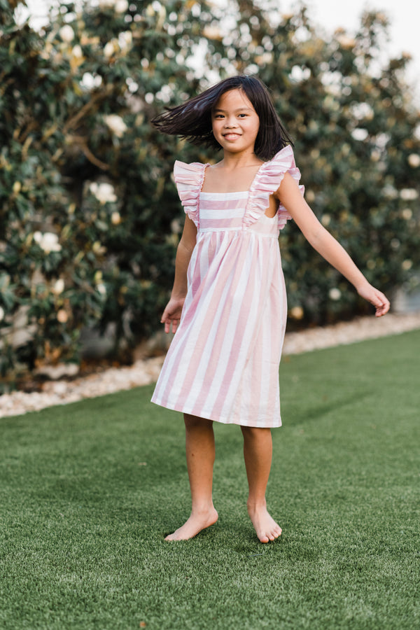 Pink Stripe Clementine Dress