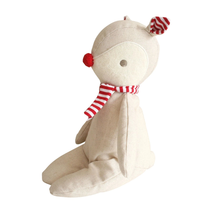 Linen Red Baby Rudolph