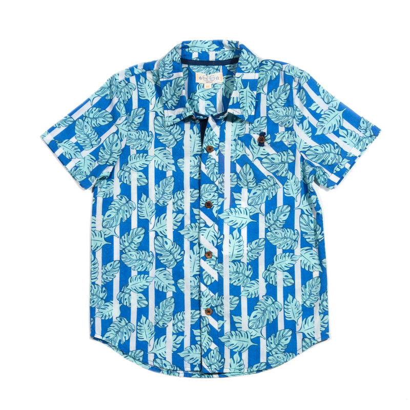 Palm Stripe Adrian Shirt