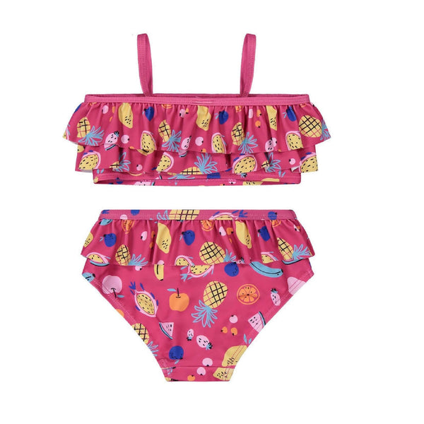 Andy & Evan Fruit Ruffle Two-Piece Swimsuit