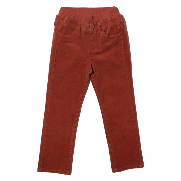 red EGG corduroy perfect pant - front view
