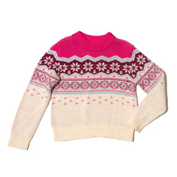 Pink Fair Isle Vale Sweater