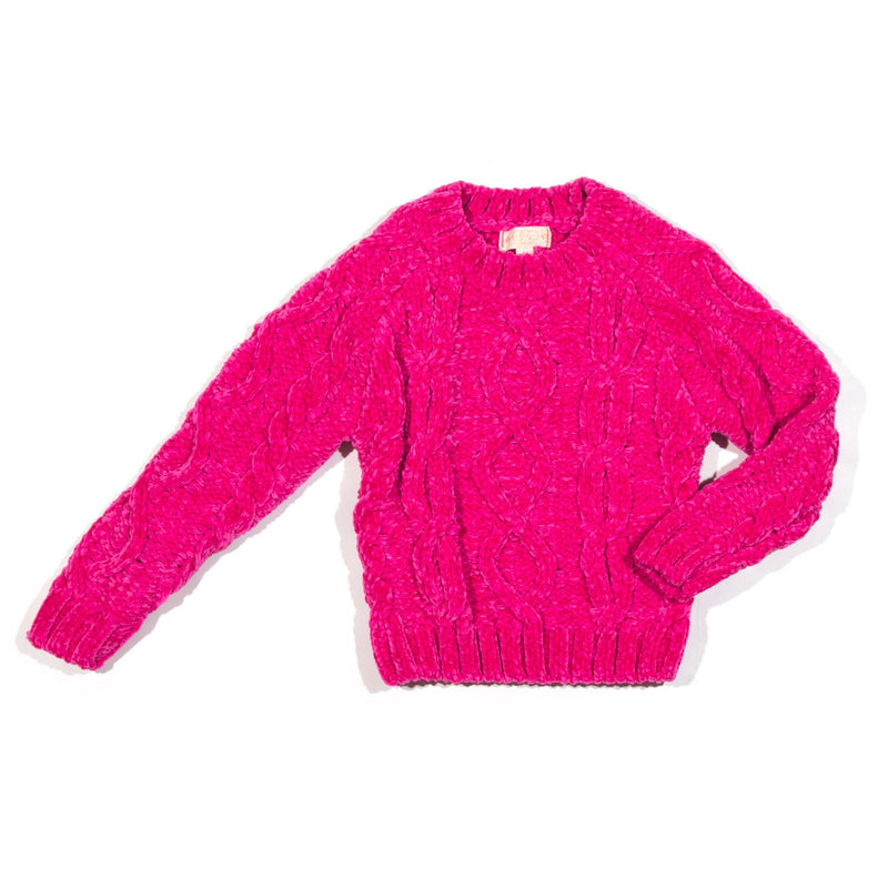 Hot Pink Chenille Rosalina Sweater