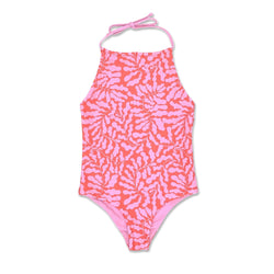 Feather 4 Arrow Coral Riviera Reversible One Piece