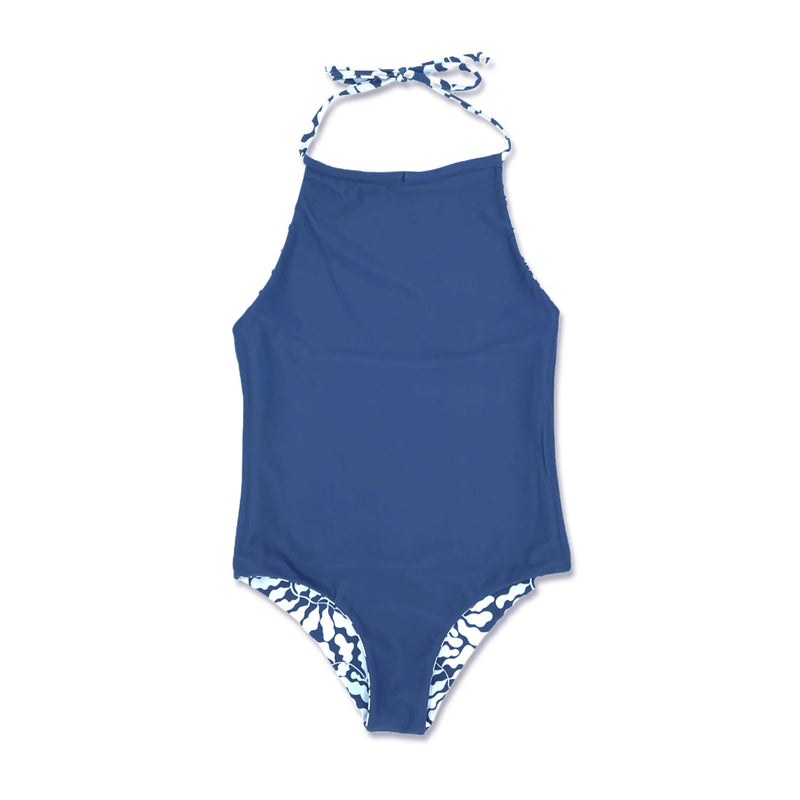 Feather 4 Arrow Navy Riviera Reversible One Piece
