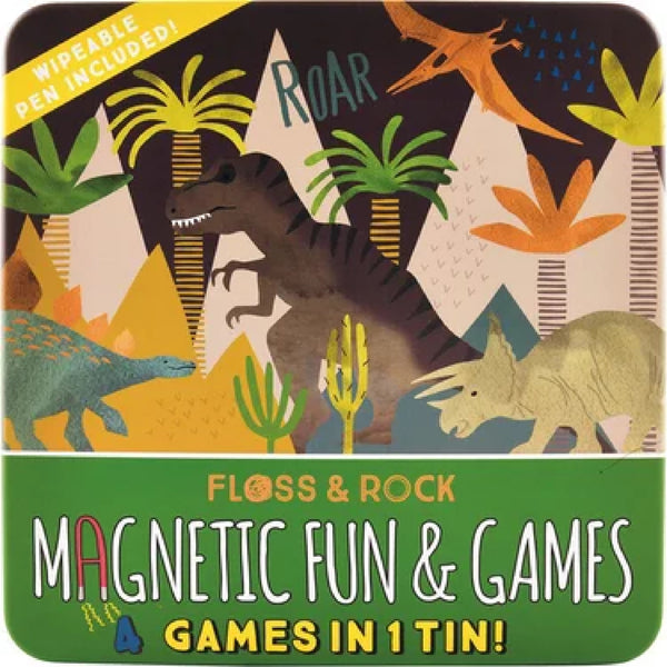 Magnetic Fun & Games Tin-Dino