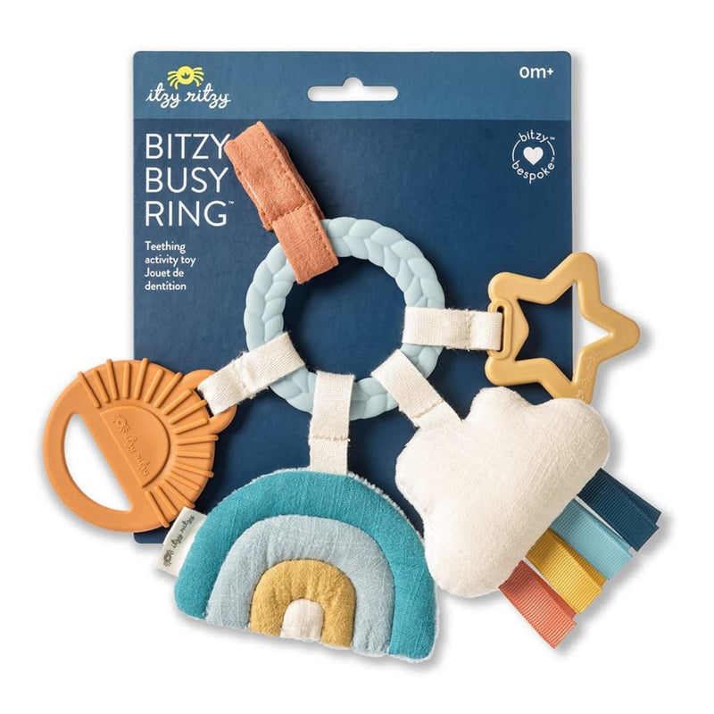 Bitzy Cloud Busy Ring Teething Activity Toy